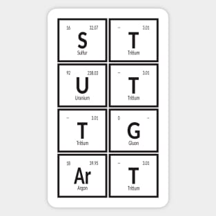 Stuttgart Table of Elements Sticker